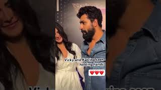 Vicky and Katrina holding hands together❤️  vickat katrinakaif vickykaushal vickykaushal kat [upl. by Vada94]