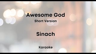 Awesome God  Karaoke [upl. by Gianni308]