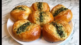 Чесночные Булочки  Булочки с Чесноком  Пампушки  Garlic Buns  Простой Рецепт Очень Вкусно [upl. by Drageruaeb]