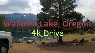 Wallowa Lake Oregon  4k Drive [upl. by Notnerb]