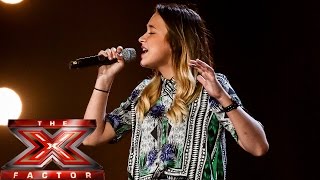 Lauren Platt sings Michael Jacksons Man In The Mirror  Boot Camp  The X Factor UK 2014 [upl. by Ecidnac]