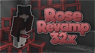 Rose Revamp 32x  Minecraft PVP Texture Pack 16  189 Red Texture Pack [upl. by Rekrap]