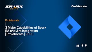 3 Major Capabilities of Sparx EA and Jira Integration  Prolaborate  2020 [upl. by Aicert]