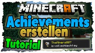 Eigene Minecraft ACHIEVEMENTNachrichtenBilder erstellen  Tutorial Deutsch [upl. by Cruz532]