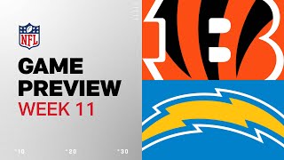 Cincinnati Bengals vs Los Angeles Chargers  2024 Week 11 Game Preview [upl. by Hogan]