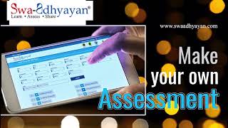 Make Your Own Assessment For Students  SwaAdhyayan  Learning Platform [upl. by Adella127]