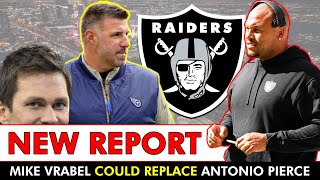 NEW REPORT Mike Vrabel Could Replace Antonio Pierce As The Raiders Head Coach [upl. by Andromeda464]