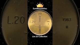 Lire 20 Collection 🇮🇹 EuroMoneteDoc monete rare collection euro numismatic lire euromonetedoc [upl. by Einehpets300]