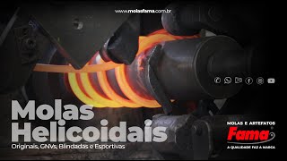 Processo de Fabricação das Molas Helicoidais [upl. by Nodal]