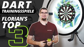 Dart Trainingsspiele Florians Top 3 🎯 [upl. by Rhines249]