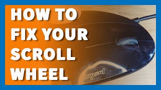 HOW to FIX MOUSE SCROLL WHEEL on vertical mouse [upl. by Derian606]