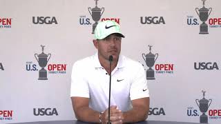 Brooks Koepka Interview Brooks Koepka on playing with Bryson DeChambeau at the US Open USGA Clip [upl. by Eirrem]