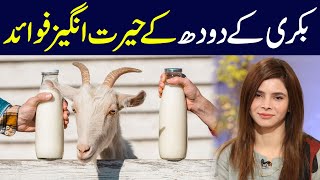 Amazing Benefits of Goat Milk  Ayesha Nasir [upl. by Llehctim858]