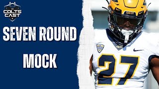 Colts 7Round 2024 NFL Mock Draft The Perfect Draft [upl. by Rouvin]