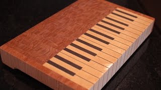 End Grain Piano Cutting Board [upl. by Burkhardt]