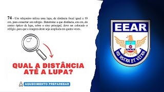 🔥 Questão de lupa na EEAR  Aquecimento PREAPREEAR CFS 22025 [upl. by Dranreb]