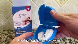 SomnofitS  AntiSnore Mouthguard Review [upl. by Macegan]