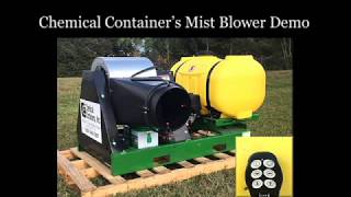 CCI Mist Blower Demo [upl. by Aubigny]