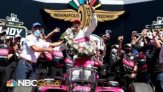 Indy 500 Helio Castoneves dissects strategy that leads to Indianapolis 500 win  Motorsports on NBC [upl. by Aneis658]