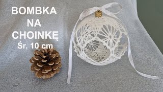 Bombka na choinkę Christmas tree bauble Adorno de árbol de Navidad Średnica 10 cm [upl. by Lettie]