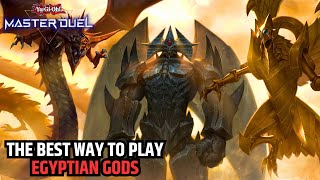 ⚡🔥THE BEST WAY TO PLAY EGYPTIAN GODS🔥⚡ OPTIMIZED EGYPTIAN GOD DECK PROFILE YUGIOH MASTER DUEL [upl. by Ytok144]