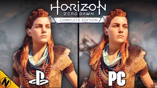 Horizon Zero Dawn PC vs PS4Pro  Direct Comparison [upl. by Alton321]