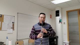 INICIACIÓN AL CLARINETE 2 PISTA 16 Una canción antigua István Szelényi 19041972 [upl. by Sheedy]