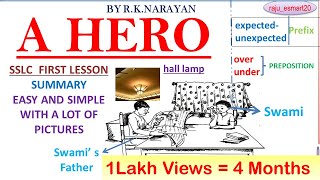 A Hero  Complete English Lesson For 10 Class  SSLC [upl. by Kennett]