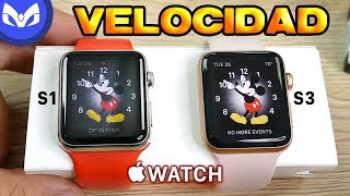 Apple Watch 3 VS Apple Watch ORIGINAL SPEED TEST VELOCIDAD [upl. by Nodanrb155]