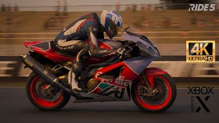 2008 Aprilia RSV1000R  MagnyCours GP Circuit  Ride 5  Xbox Series X  4K  Gameplay [upl. by Yrreiht553]