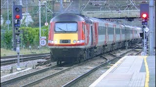 ECML Diverts Train Action at Royston Meldreth and Cambridge CHL  060119 [upl. by Enomal334]