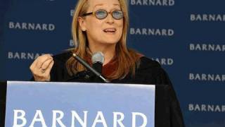 Meryl Streep Barnard Commencement Speaker 2010 Columbia University [upl. by Bigford]