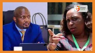 CS Jumwa tells off Moses Kuria on payment of royalties [upl. by Eillek]