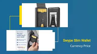 Travando swype slim wallet for men with money clip metal rfid blocking mens wallet card case [upl. by Ainahs]