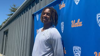 UCLA CB Devin Kirkwood talks about Dante Moore J Michael Sturdivant and Bill McGovern [upl. by Atalayah]