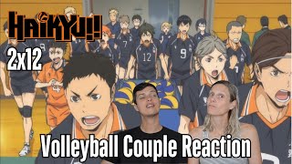 Volleyball Couple Reaction to Haikyu S2E12 quotLet The Games Beginquot [upl. by Rechaba698]