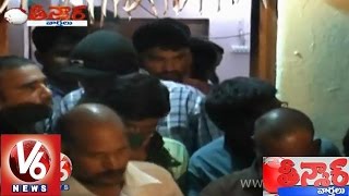 Hitech mass copying racket busted in RRC GroupD exam at Hyderabad  Teenmaar News [upl. by Vanda]