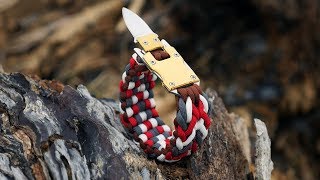 Making The Assassins Creed Paracord Bracelet  Hidden Blade Buckle Tutorial [upl. by Einahets988]