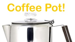 A review of the little coffee pot we use in our Scamp [upl. by Alracal]