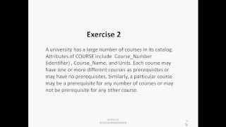 exercise 2 er diagram [upl. by Inaflahk]