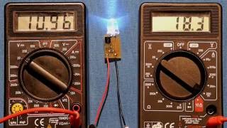 Messung 20mA LED Konstantstromquelle mit LM317 inkl Schaltplan  Schema [upl. by Mesics535]