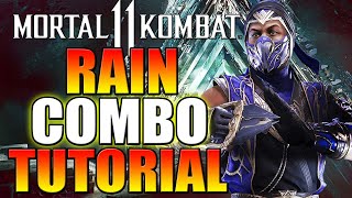 Mortal Kombat 11 Rain Combos  Mortal Kombat 11 Rain Combo Tutorial Daryus P [upl. by Nnylirak]