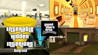 Mod ENTERABLE HIDDEN INTERIORS V43 GTA SA Android [upl. by Anayaran]