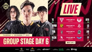 LIVE  DAY 6  M5 World Championship Group Stage  ENG [upl. by Sarkaria]