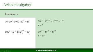 Potenzen  Zehnerpotenzen [upl. by Itsrik]