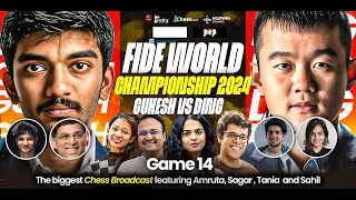 Gukesh is the World Champion  Game 14  World Championship 2024  FtVishy Vidit Suhani Samay [upl. by Noach]