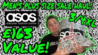 Men’s plus size ASOS sale haul 3xl and 4xl [upl. by Rafi]