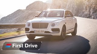 2016 Bentley Bentayga first drive review [upl. by Norga]