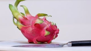 How to Eat Dragon Fruit Pitaya Pitahaya  Taste Test [upl. by Marissa]