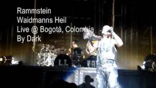 Rammstein  Waidmanns Heil Live BogotÃ¡ COlombia [upl. by Leeke]